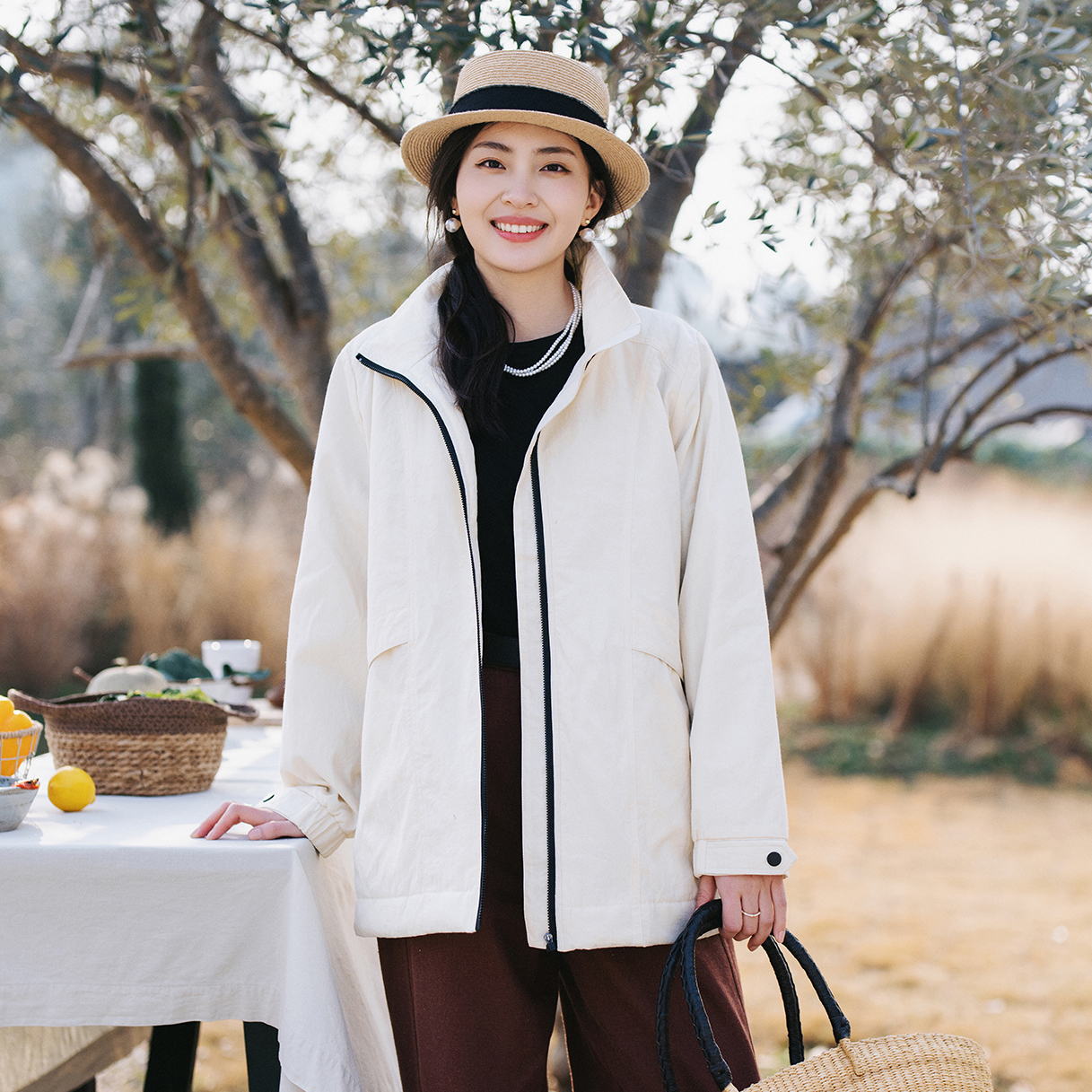 汉麻棉山系新雪丽棉服