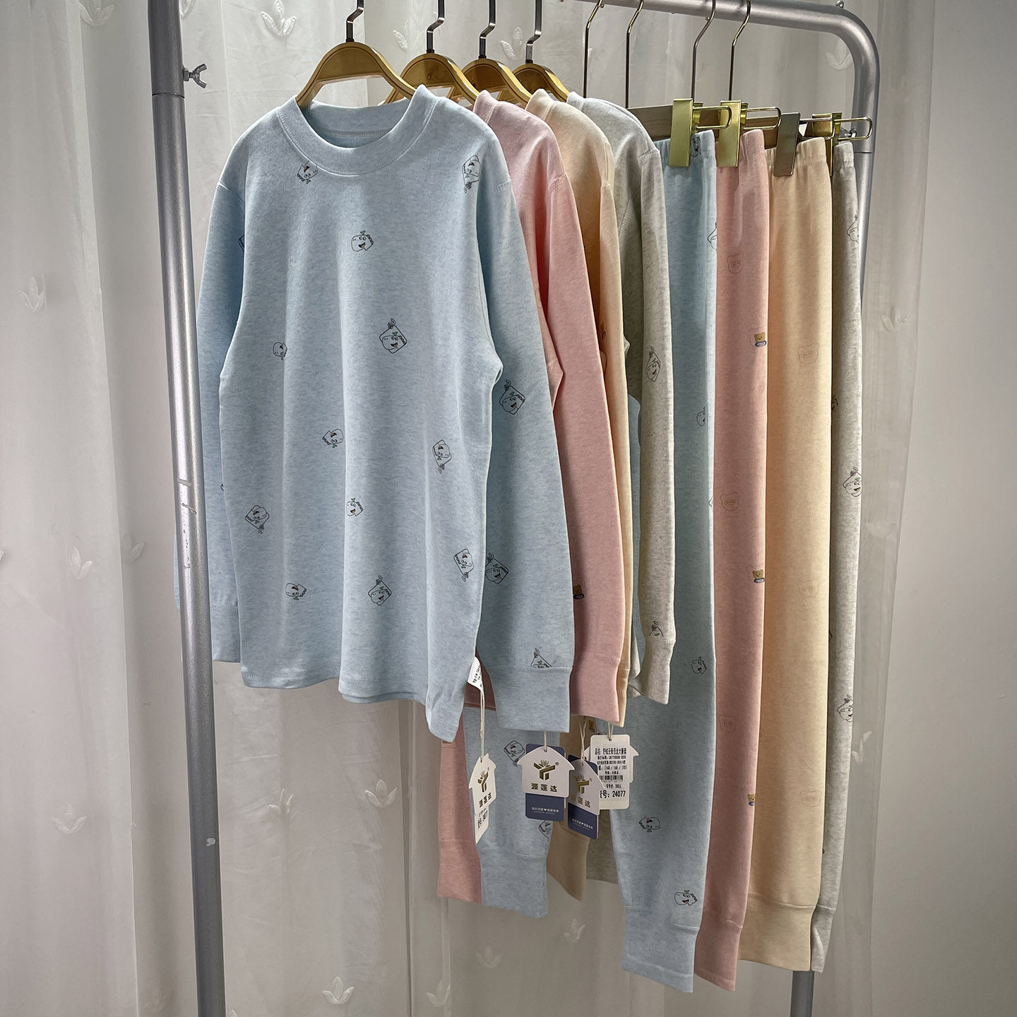 160 165 170男女大童无骨舒绒棉内衣套装学生儿童秋衣秋裤两件套