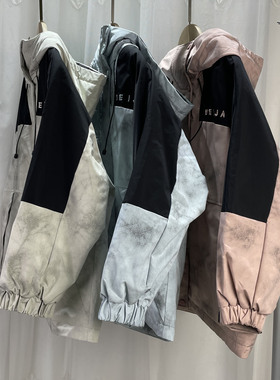 BJS 品牌折扣童装大童男女童夹棉冲锋外套儿童秋冬连帽休闲服棉服