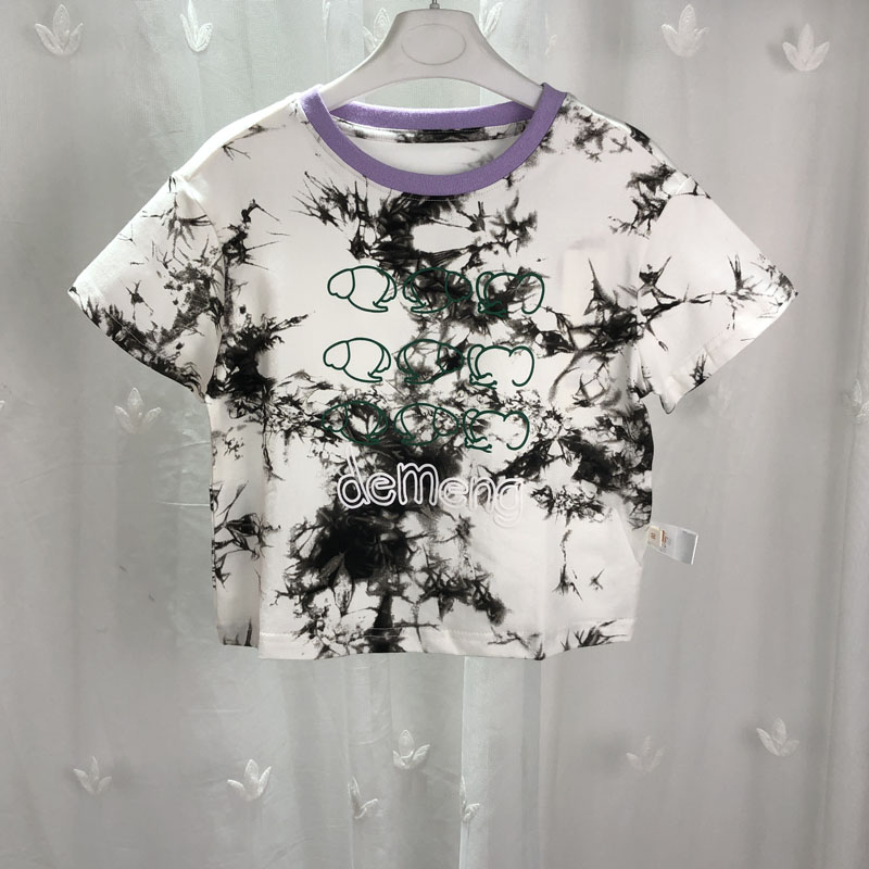 德蒙女童夏季短袖T恤衫森系圆领