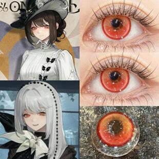 塞梅尔维斯cos美瞳半年抛重返未来1999大直径漫展彩色隐形眼镜HN