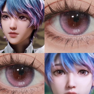 王冬cos美瞳年抛红色绝世唐门斗罗大陆王冬儿显色彩色隐形眼镜JA