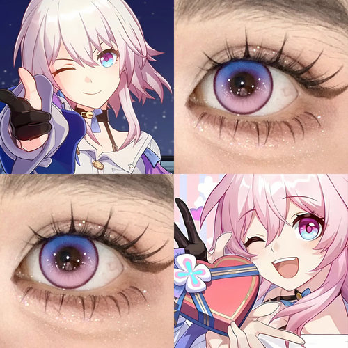 流萤COS美瞳三月七崩铁