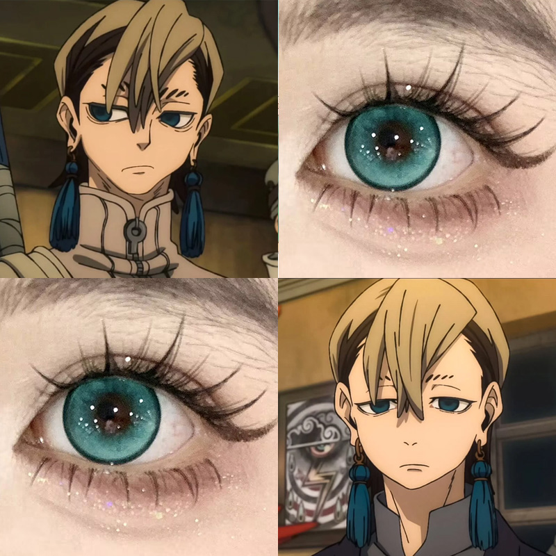 废渊战鬼赞卡COS美瞳水水森曼陀罗绿魔鬼瑞希巴卫显色阿尼亚婷Ja