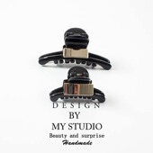 小号抓夹发夹韩国饰品欧美简约百搭发抓马尾夹刘海夹中号顶夹发卡