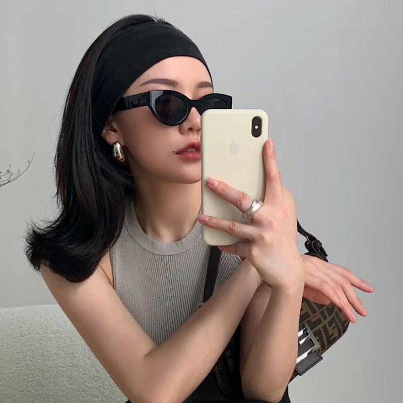 黑色宽发带高级感发箍运动宽边吸汗头带女2024新款时尚头套夏季