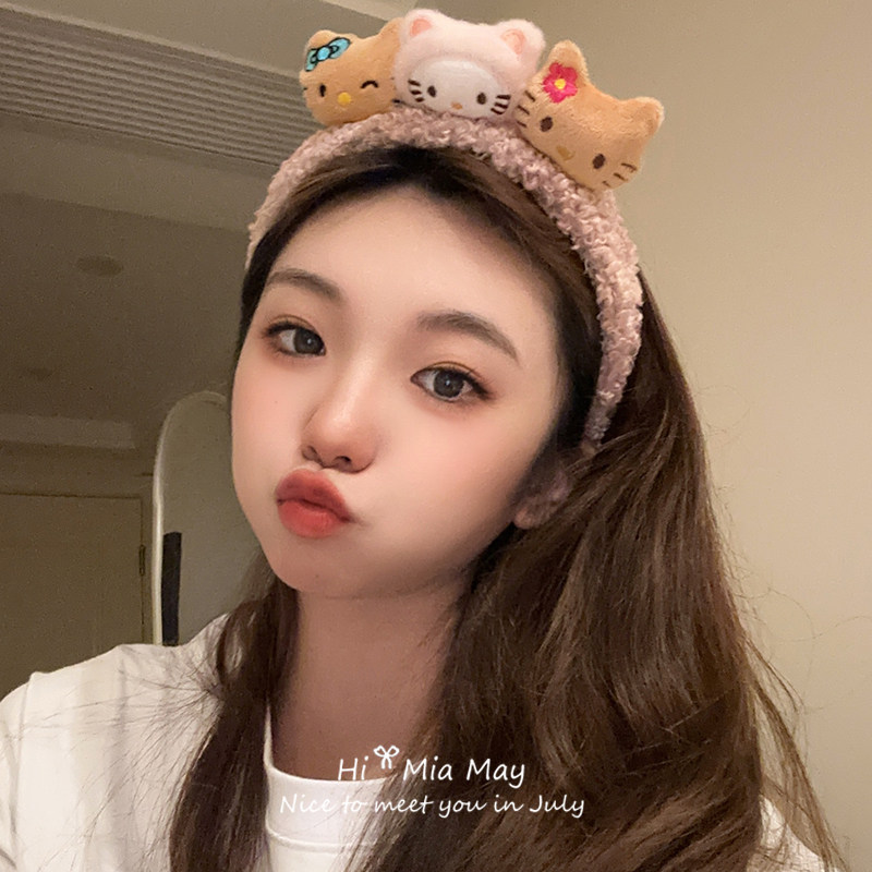 越来越爱~可爱粉helloKitty发箍