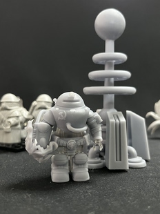 【白模】红警磁爆步兵磁暴线圈第三方小人仔积木光固化3D打印穿戴