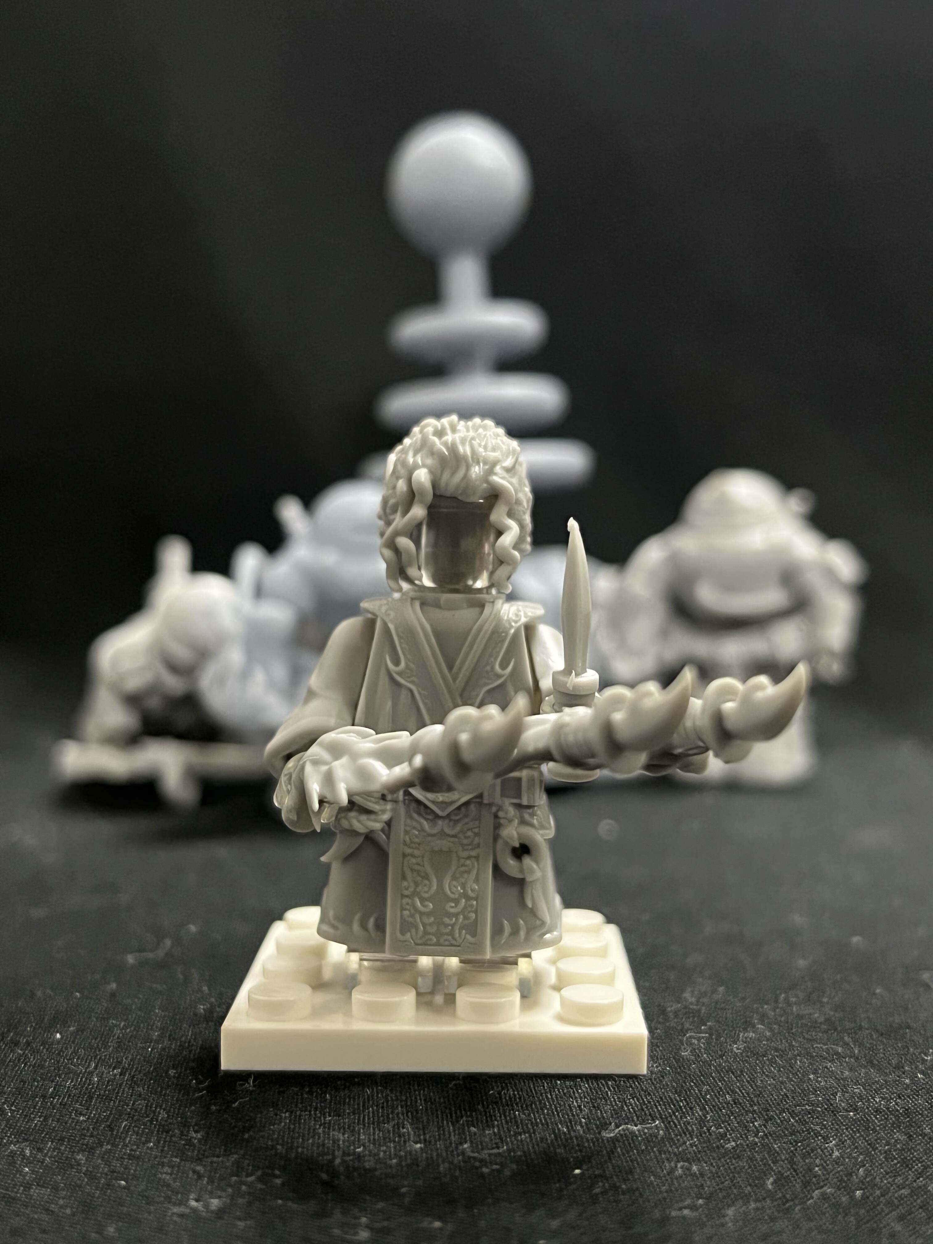 【白模】小李飞刀李寻欢第三方小人仔积木光固化3D打印穿戴装备