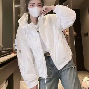 连帽棒球服外套女2025年春季女士学生宽松时尚休闲百搭夹克上衣潮