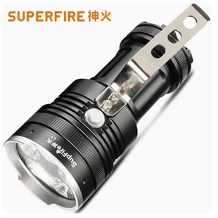 Supfire神火L1怪兽5核U2强光M6充电3核T6手电筒4500流明 正品