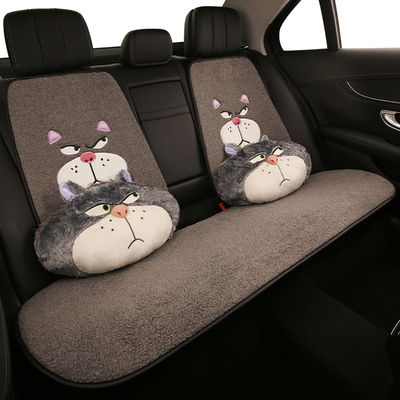 冬季汽车坐垫后排毛绒座套2025新款座椅冬款后座车垫冬天座垫y