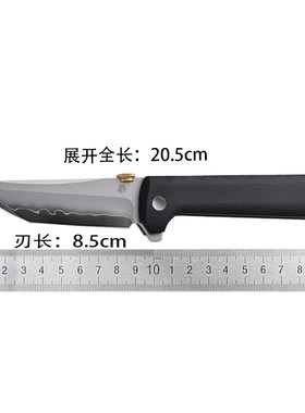 高硬度户外随身折叠刀北山物志