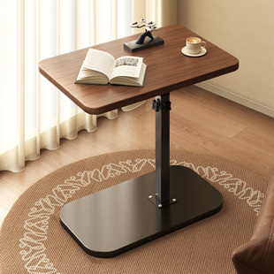 日本升降可移动沙发边几 客厅床边桌茶几 卧室床头柜置物架小茶桌