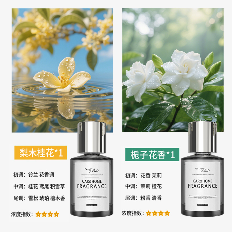 塔罗银色魅族淡香氛无火香薰液