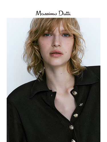 Massimo Dutti, летний весенний трикотажный свитер, футболка polo