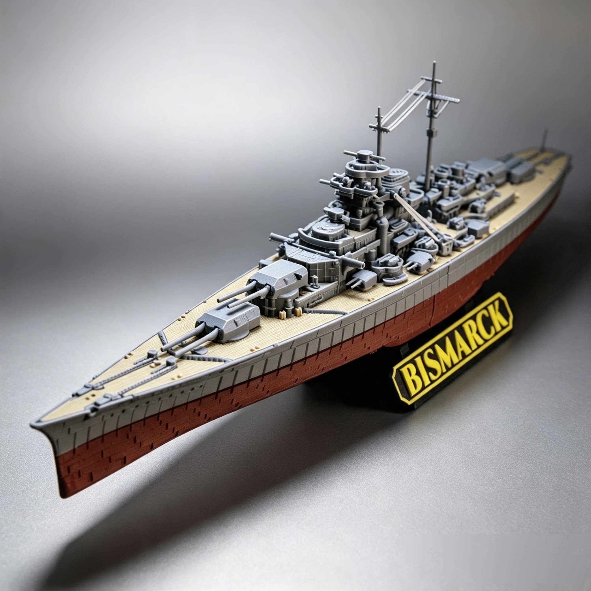 1/625俾斯麦战列舰模型成品摆件