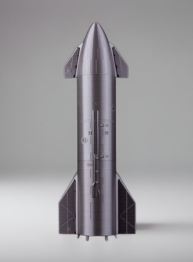 NASA美国宇航局马斯克SpaceX星舰模型Starship火箭模型成品SN11