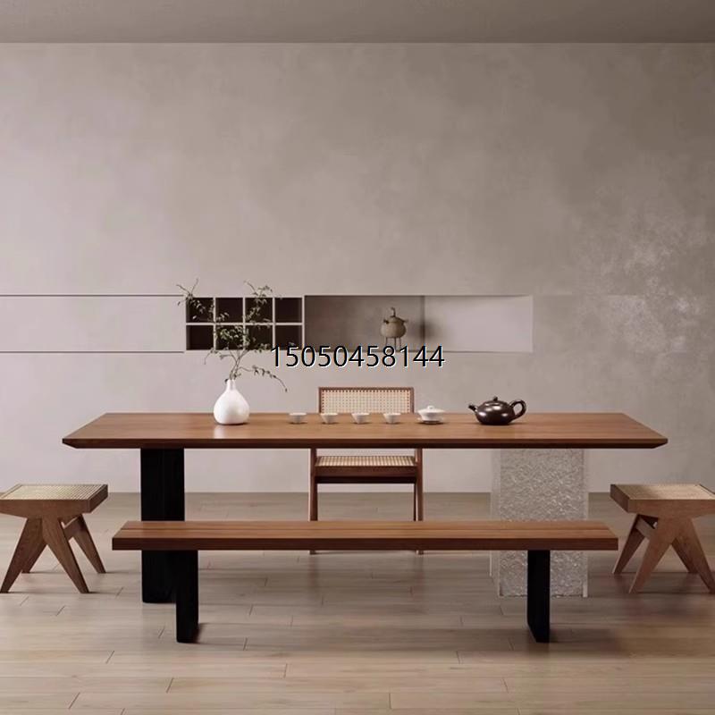 实木亚克力泡茶桌现代高级