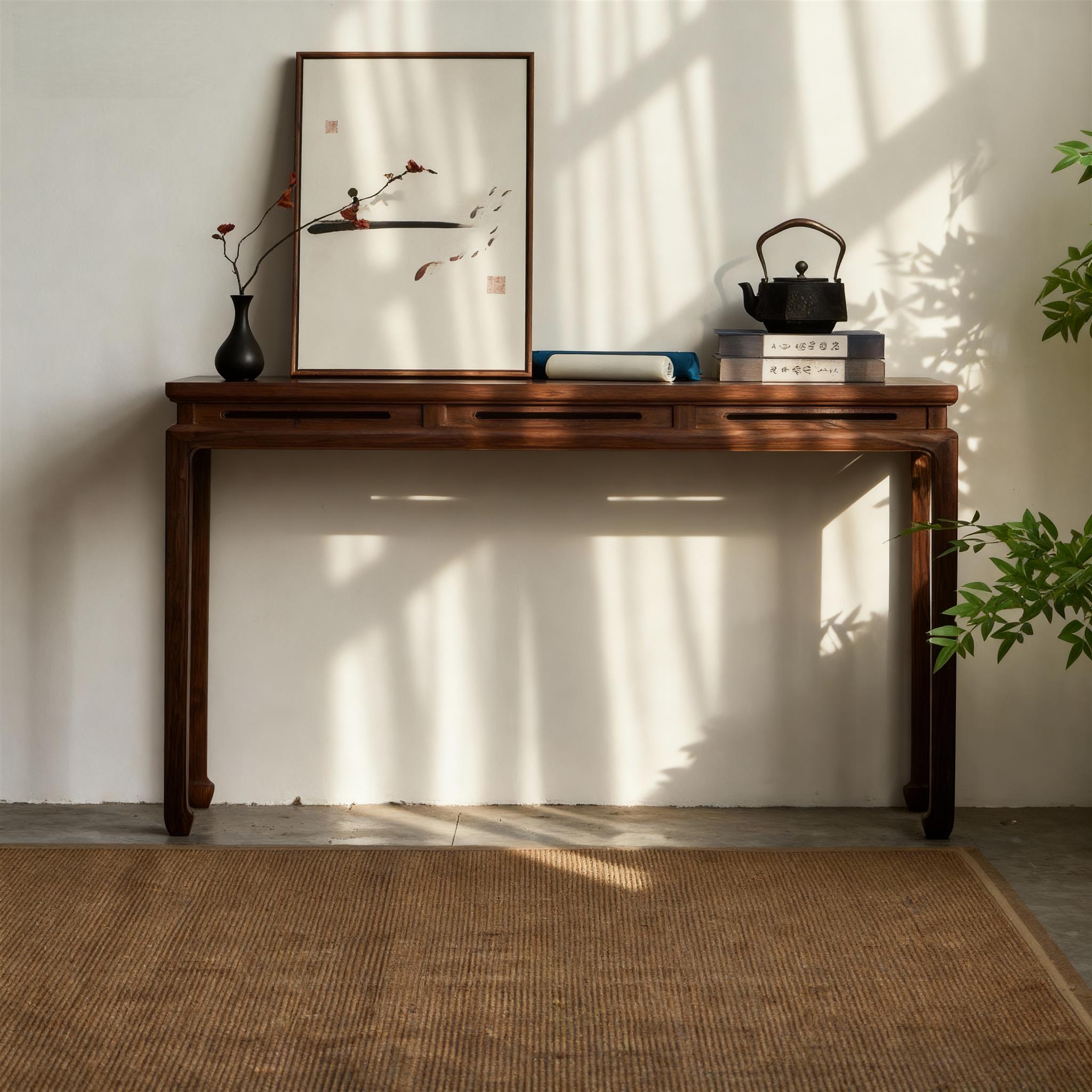 宋式新中玄关桌简约条案供