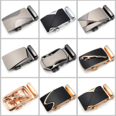 皮带头男士 带龙头卡头配件3.5cm皮带扣头 自动扣头合金腰带卡扣裤