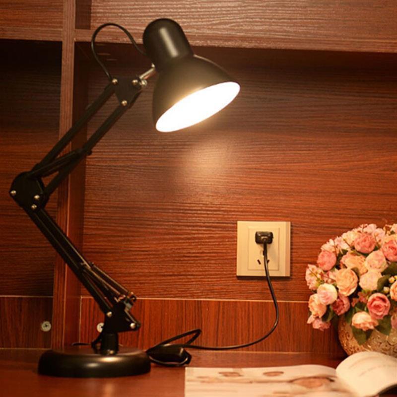 Long Sg Arm Table Lamp E27 LED for Office Studio