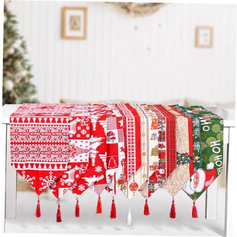 180*35cm Christmas Table Runner Decorations