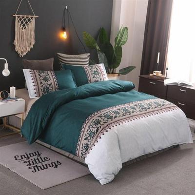 Set Comforter Cotton Bed Bedding Quilt Bedsheet Cover Duvet