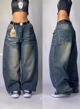 JNCO Y2K Men baggy jeans High quality Embroidered clothing s