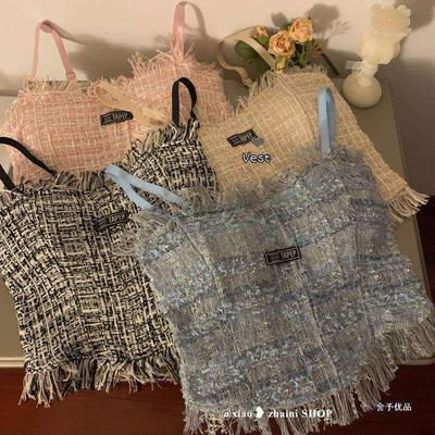 Denim Tassel Camisole Wons Inner Spice Girl Outer Wear wi