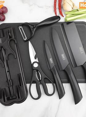 kitchen knife Bla steel cutting board set Paring