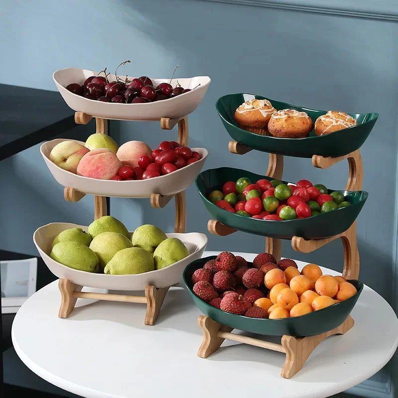 Table Plates Dinnerware Kitchen Fruit Bowl with Floors Parti