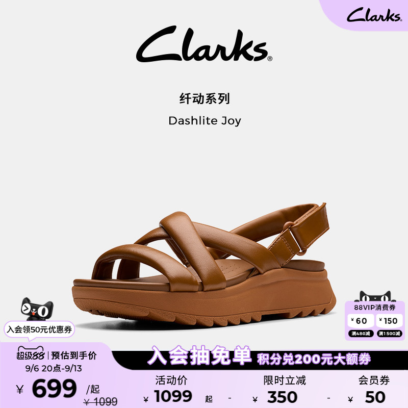 clarks其乐罗马凉鞋女鞋图片