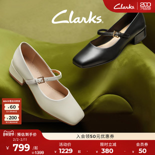Clarks其乐Seren30Buckle女鞋夏季玛丽珍浅口单鞋