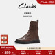 Clarks其乐Splend knit秋冬新品 复古英伦搭扣瘦瘦靴马丁靴小短靴