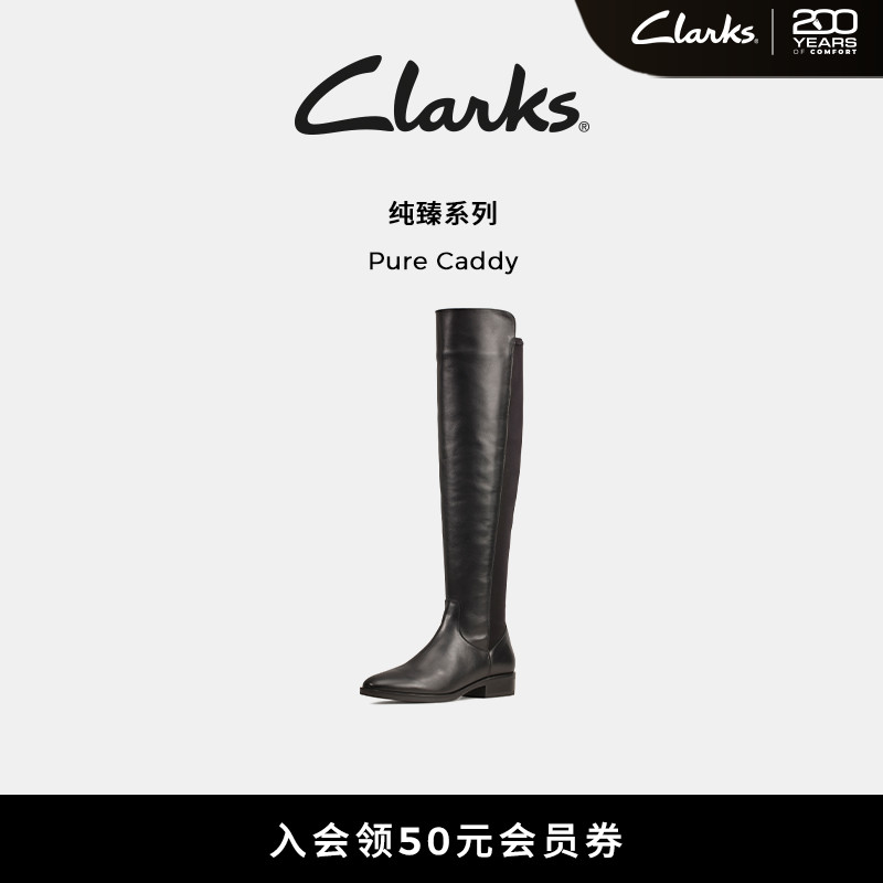 冬季时装靴女鞋clarks舒适