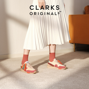 Clarks其乐Originals系列托尔复古跑鞋女女鞋运动鞋阿甘鞋德训鞋