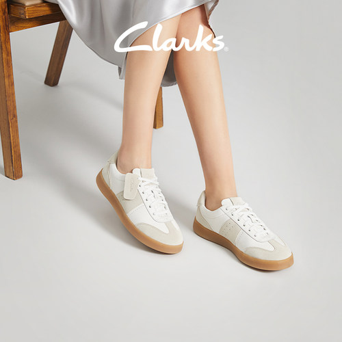 Clarks其乐德训拼接休闲运动板鞋