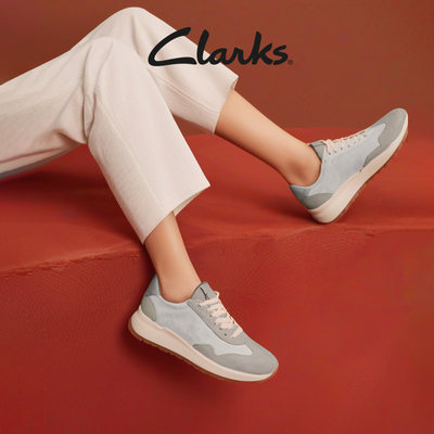 其乐轻跑鞋clarks清新运动