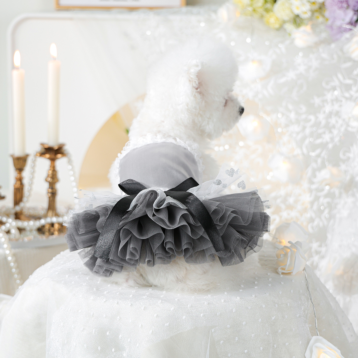 PETCIRCLE宠物狗狗衣服公主纱裙