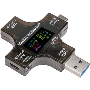 炬为Type-C PD快充多功能usb测试仪充电器检测仪电压表电流表UC96