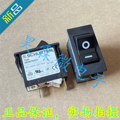 TA45-ABDBP060C0 进口SCHURTER 4脚断路器开关 6A AC240V 丨