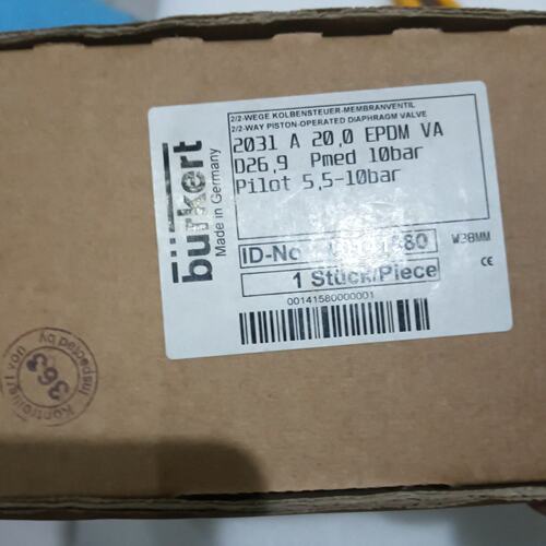 议价工程剩余全新原装Burkert宝德隔膜阀2031 A 2