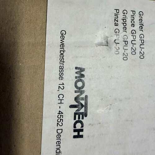 议价MONTECH GPU-20机械手，原装，带包装盒。