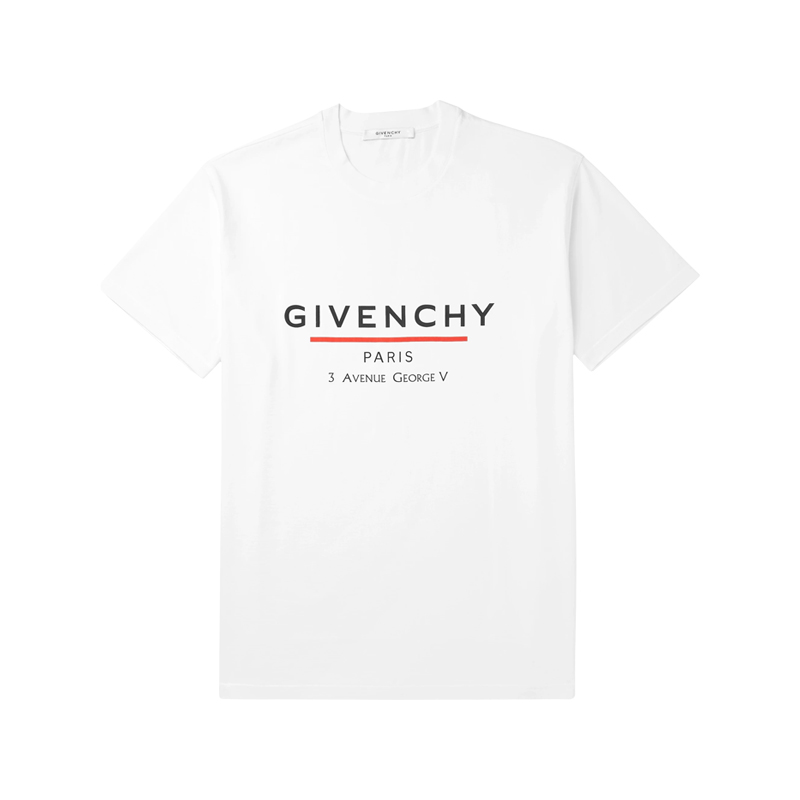 正品Givenchy/纪梵希男装夏季男士宽松字母印花休闲短袖T恤GK
