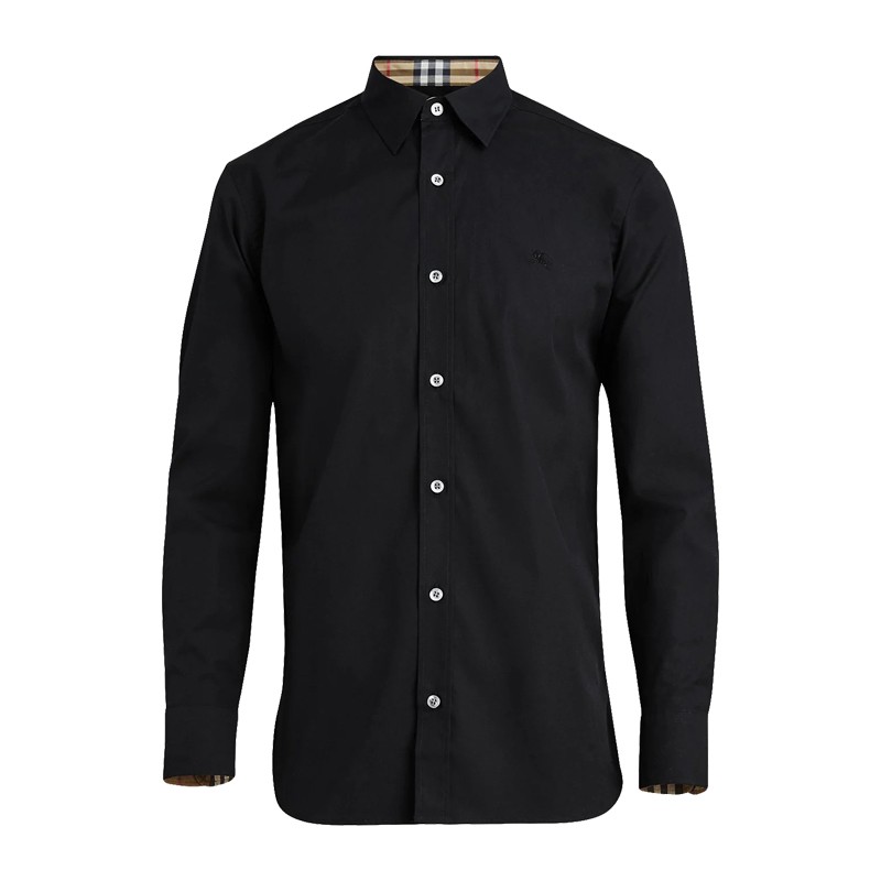 正品BURBERRY/巴宝莉男装新款男士飞马胸标logo休闲长袖衬衫GK