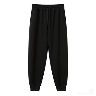 休闲 时尚 宽松 卫裤 纯色 加绒不加绒