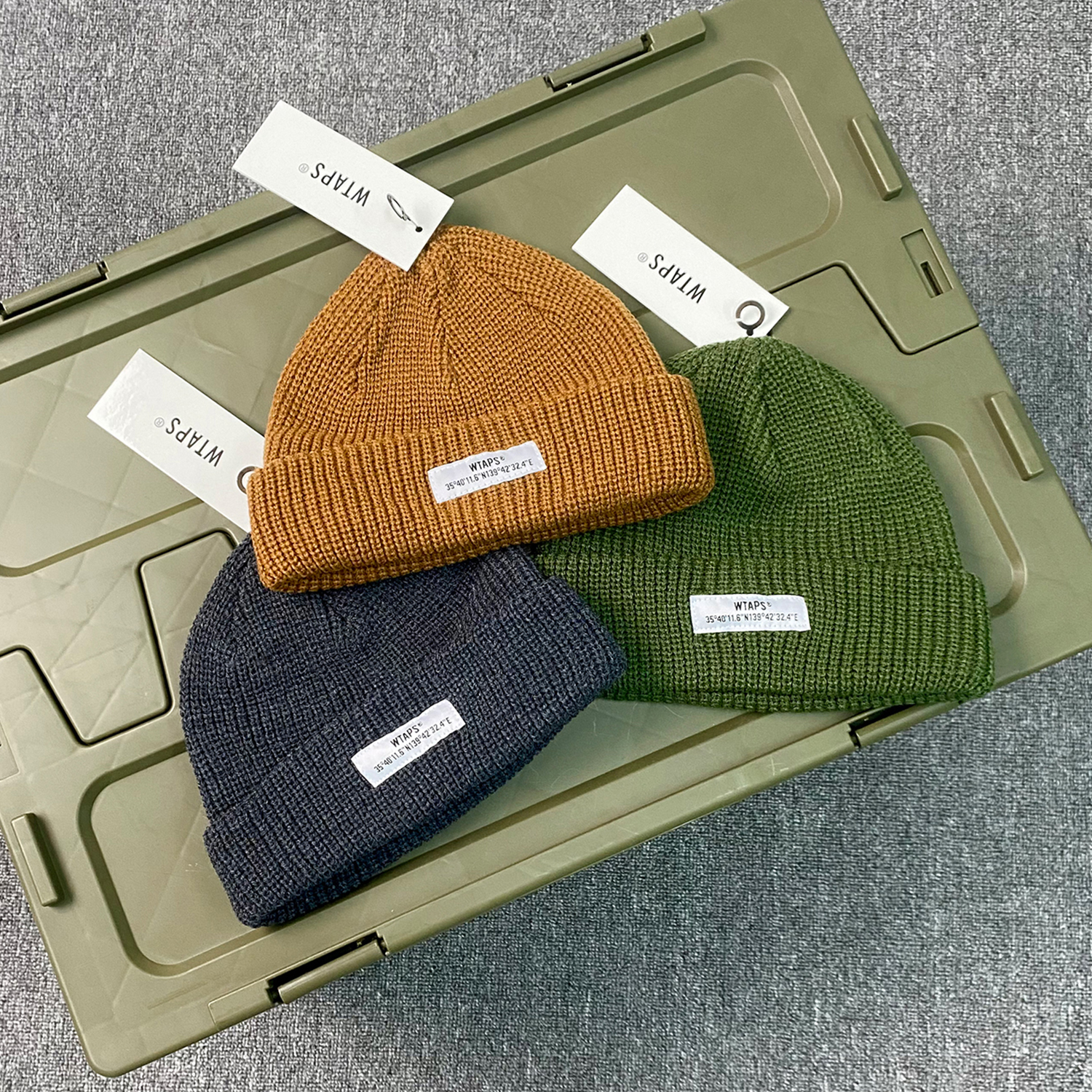 WTAPS日系潮牌冷帽保暖针织毛线