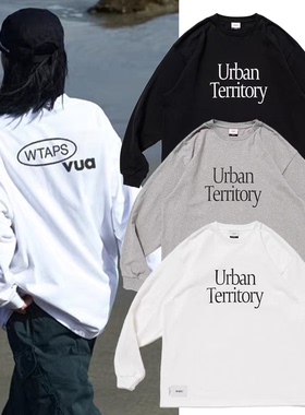 WTAPS DOT SIGHT PRTC 隐藏款字母LOGO印花长袖T恤男女宽松打底衫