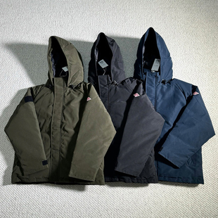 现货 Danton日系户外防风防风鸭绒羽绒服 冬季保暖加厚连帽外套男